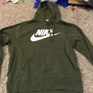 green nike hoodie